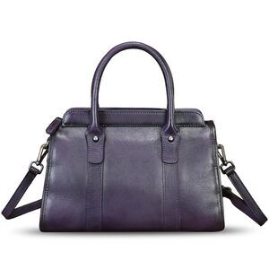 2571 Leather Satchel Top Handle Bags Handmade Purse Vintage Crossbody